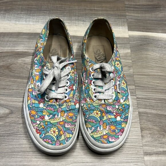 Vans off the Wall flowers & mushrooms unisex Mens size 7 / women’s size 8.5 - Picture 9 of 10